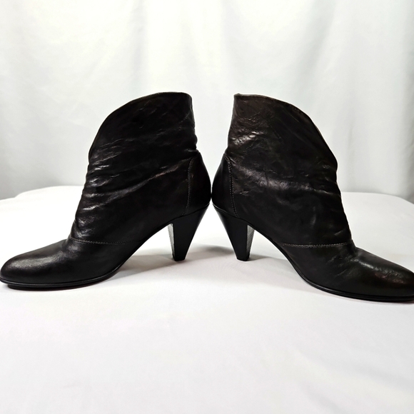 Nero Giardini Black Leather Womens Ankle Boots Size 38 EU Size 8 US - Picture 5 of 7